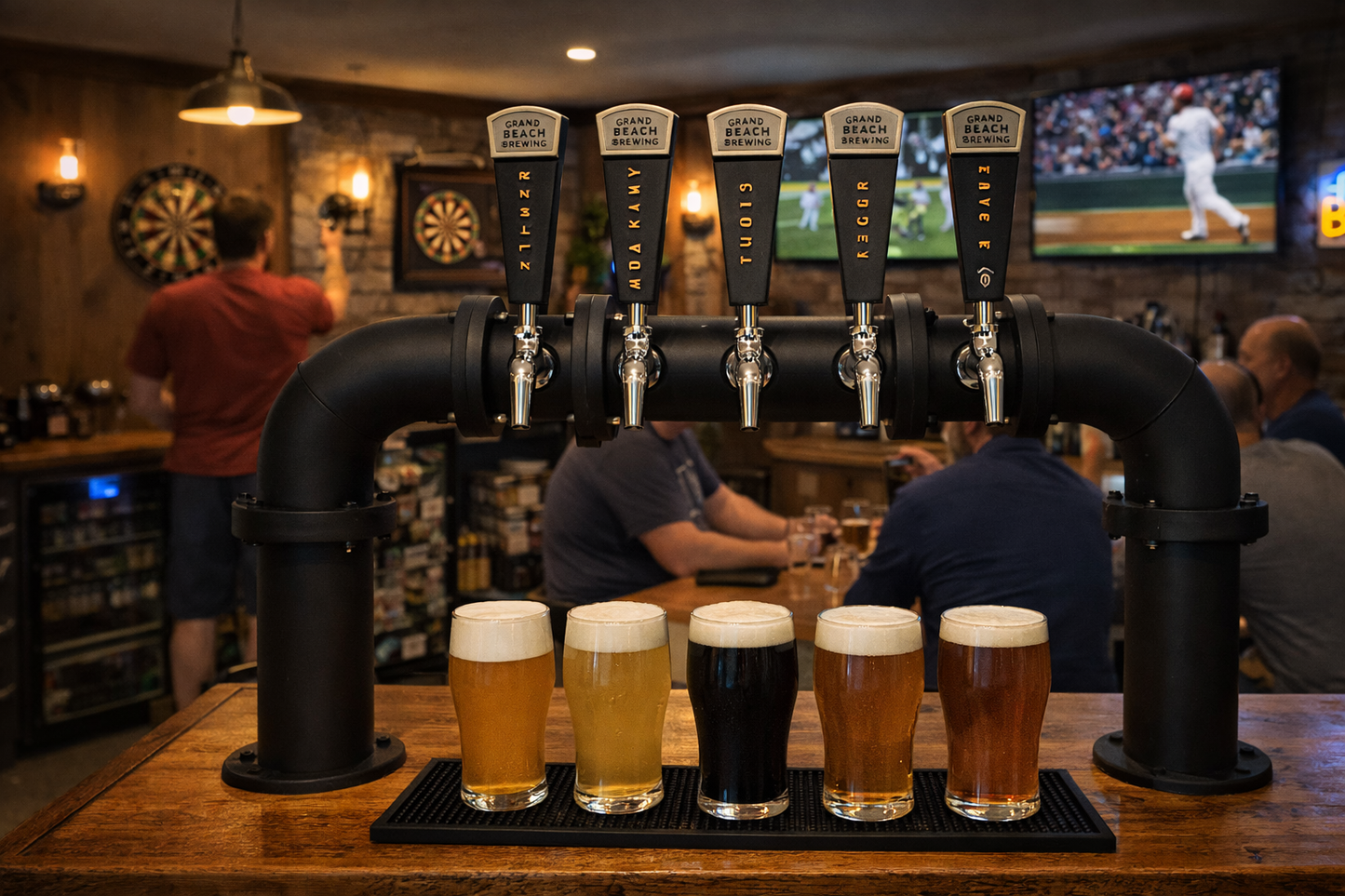 Arc Series Custom Draft Tower – Premium Modular Beer Tower (1–6 Tap)